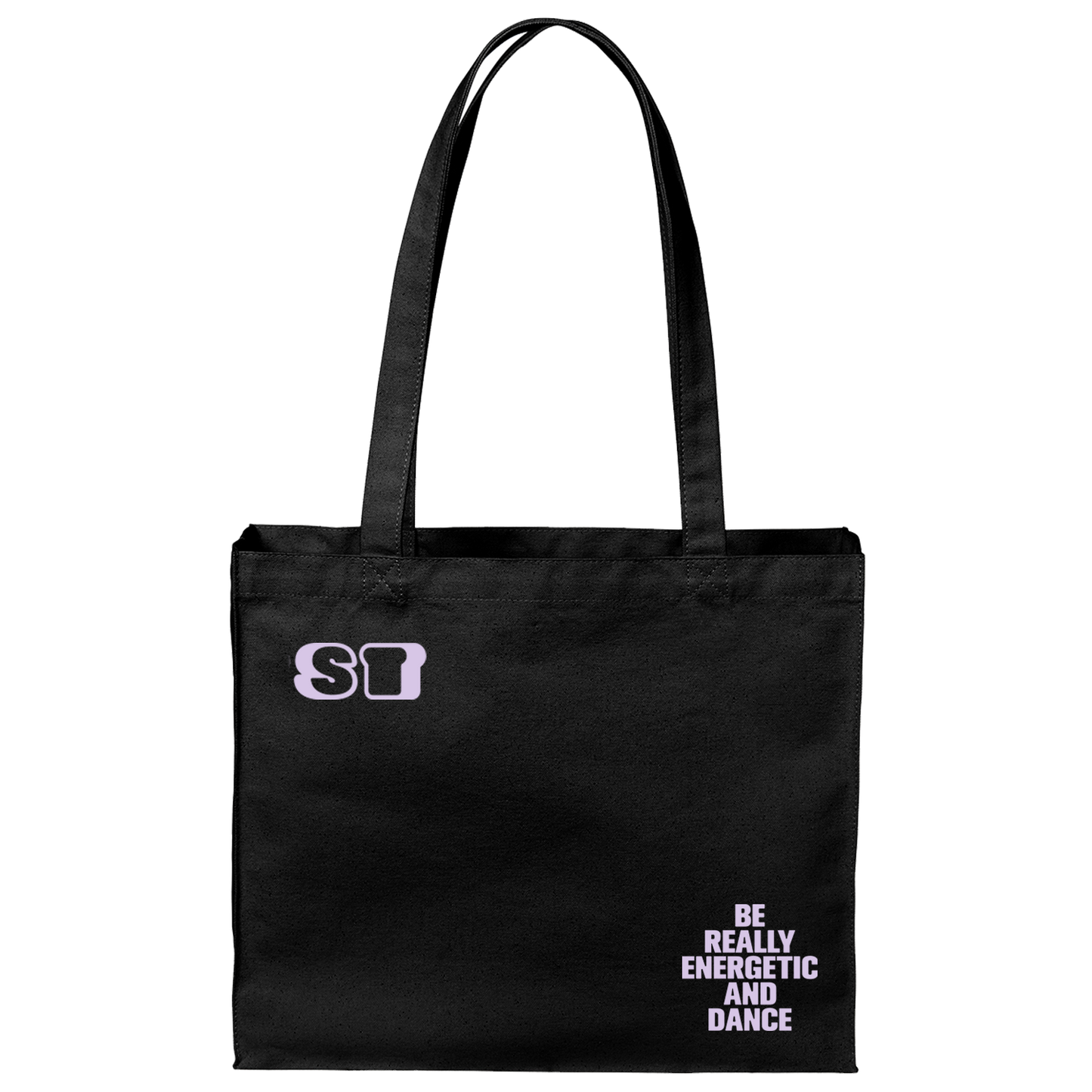 Black BREAD Tote Bag