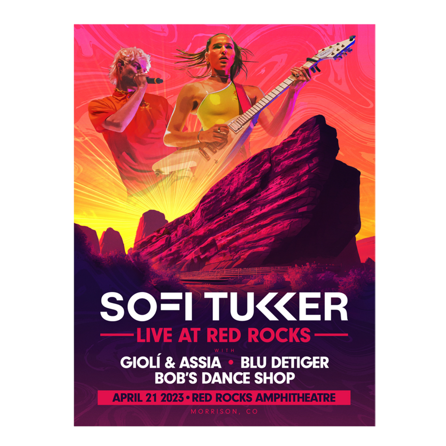 2023 Limited Edition Red Rocks Poster