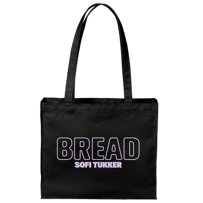 Black BREAD Tote Bag