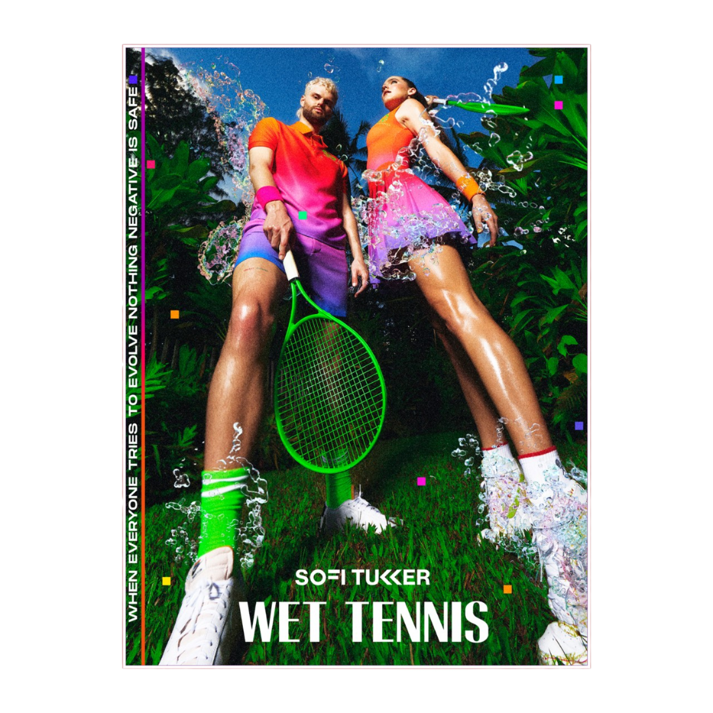 Wet Tennis Tour Poster
