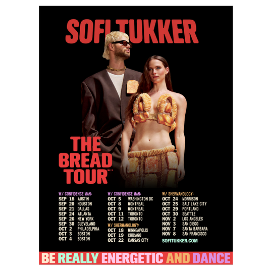 18 x 24 BREAD Tour Poster