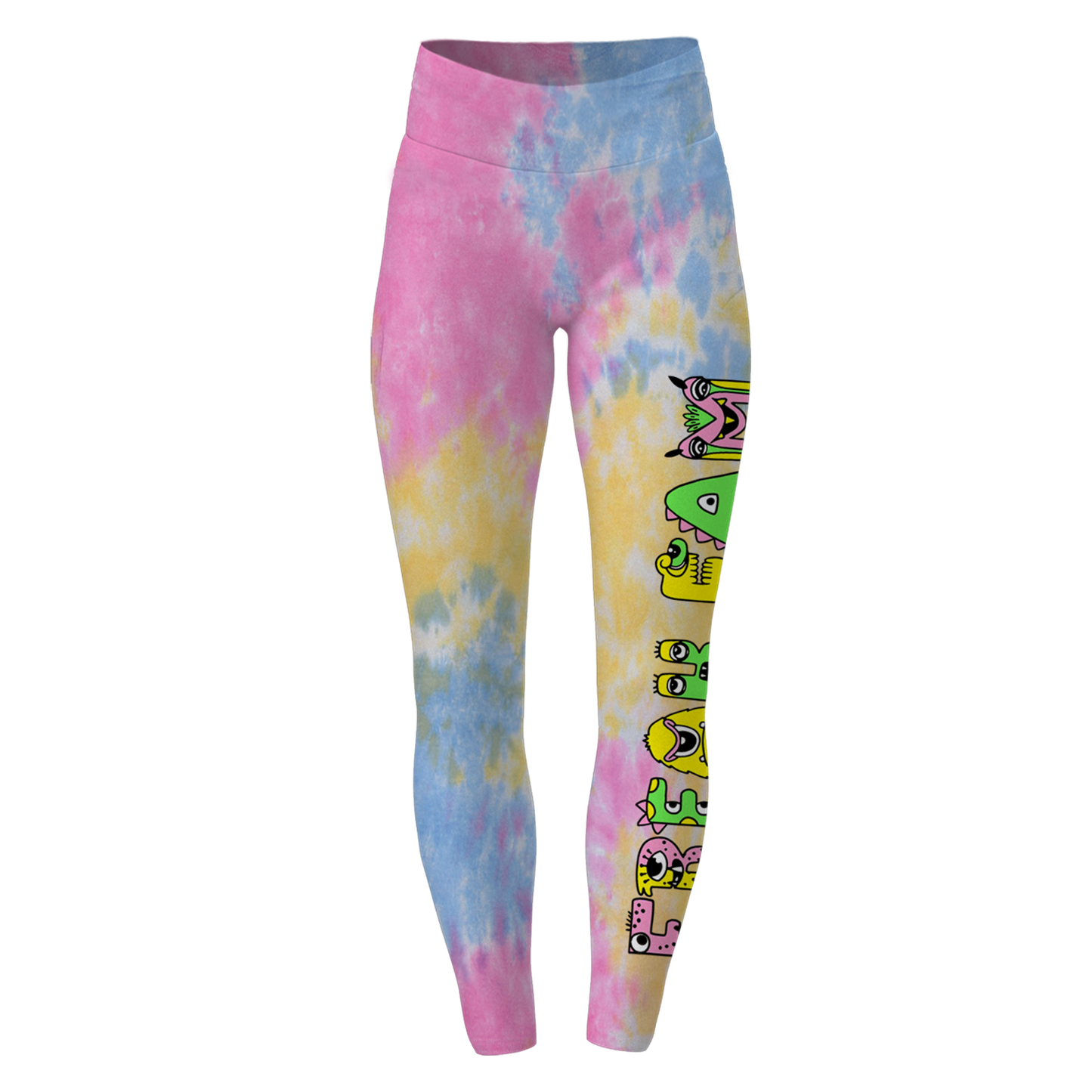 Freak Fam Sublimated Leggings - Sherbert