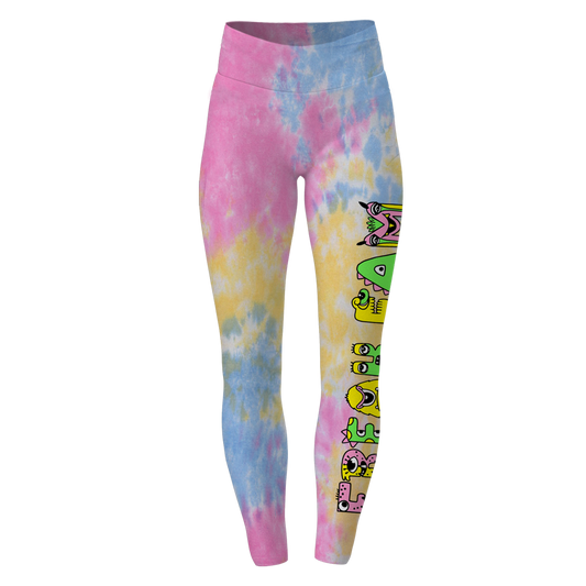 Freak Fam Sublimated Leggings - Sherbert