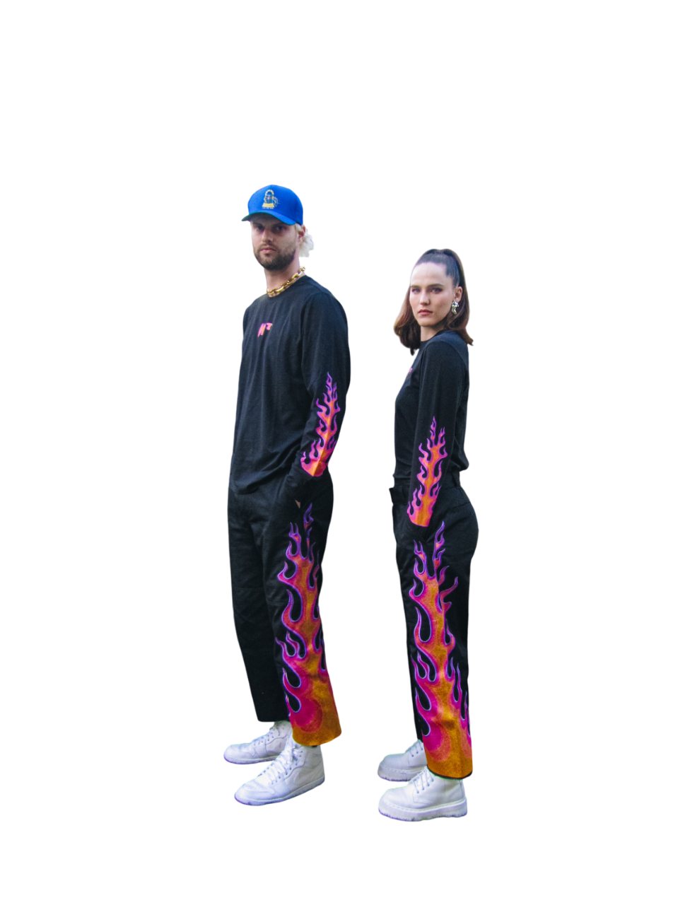 WET Flame Cropped Pants