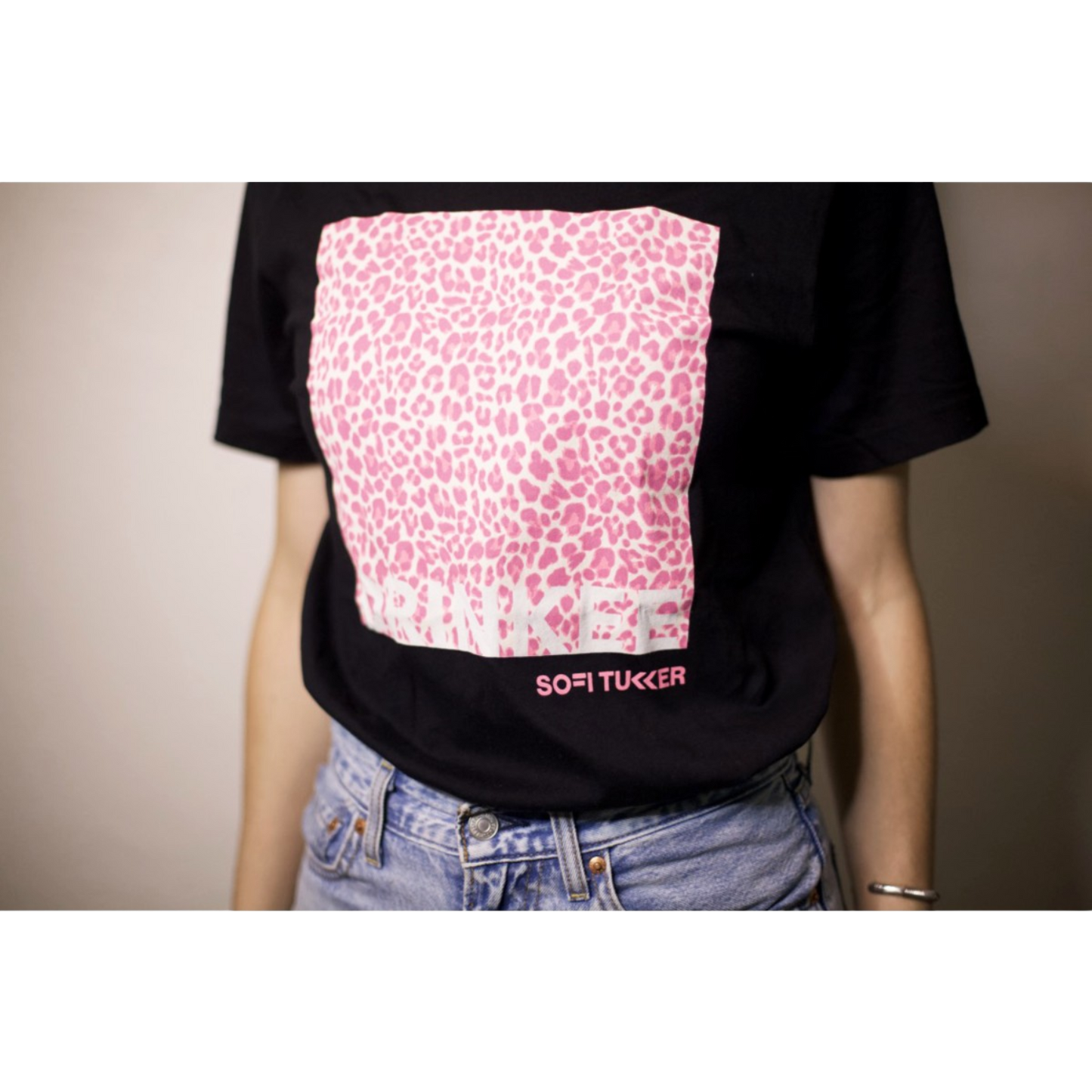 Drinkee Leopard Print Tee