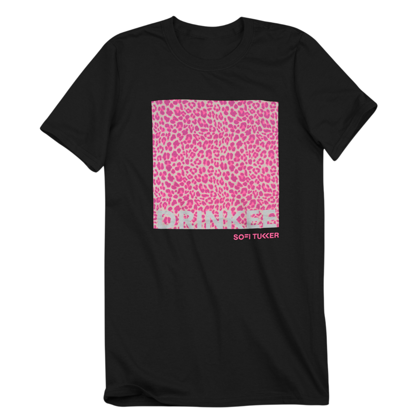 Drinkee Leopard Print Tee