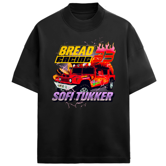 Off black wide BREAD racing tee