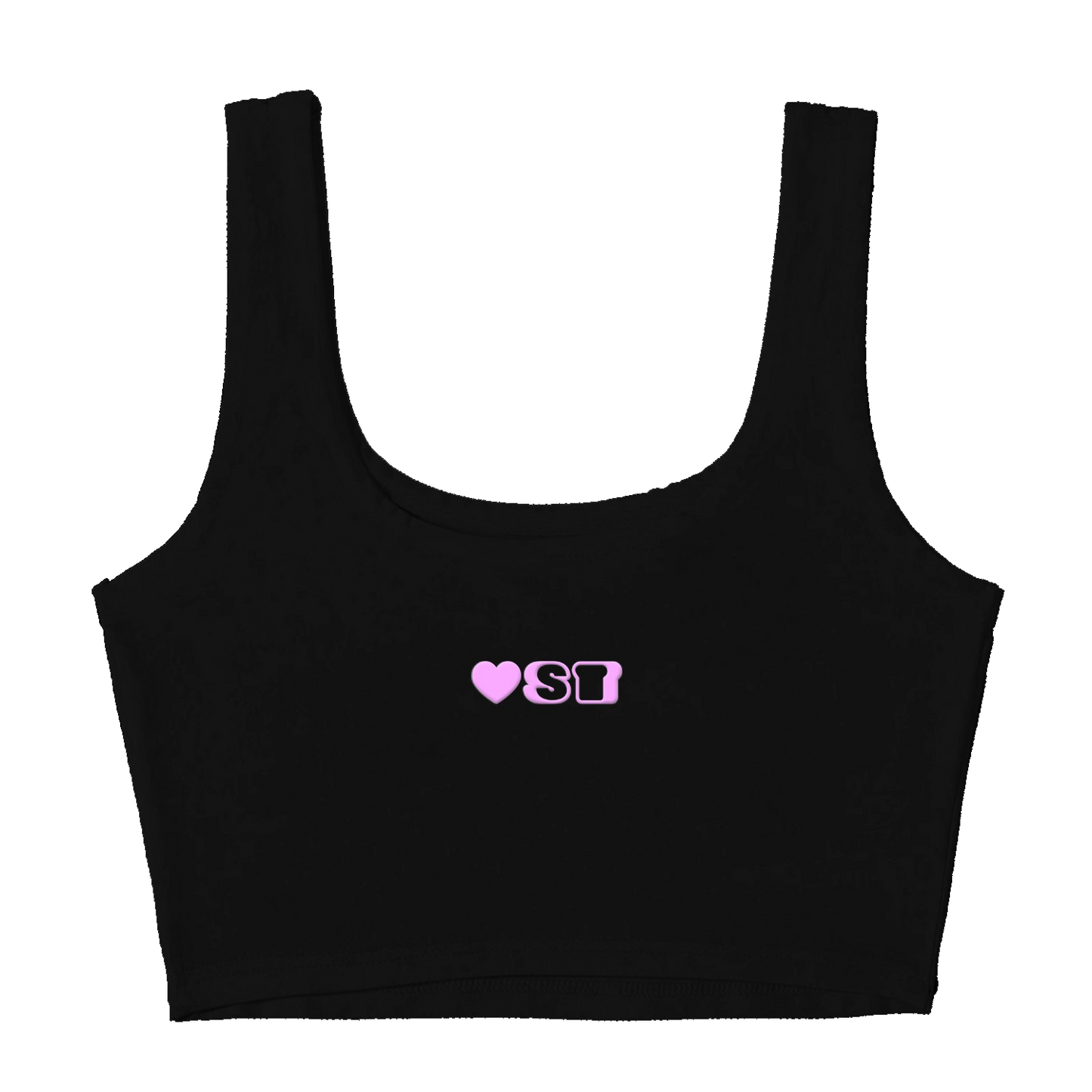 Black ST crop top