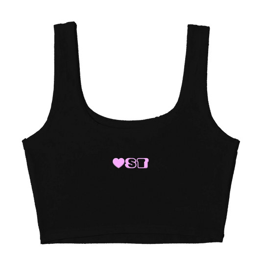 Black ST crop top