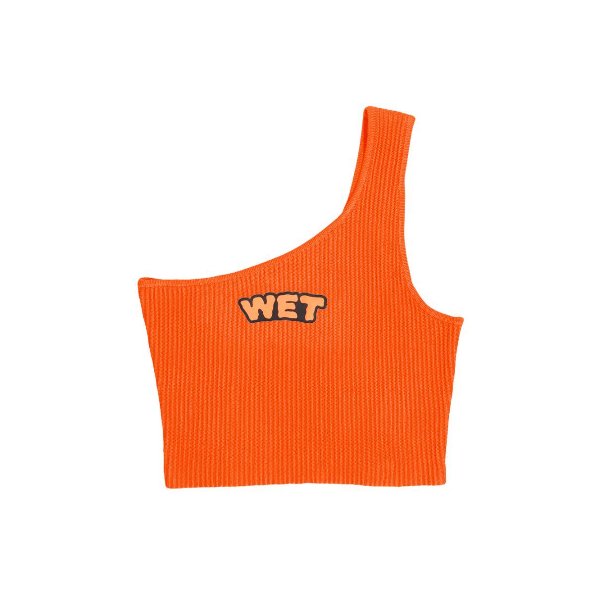 WET Orange Crop Top