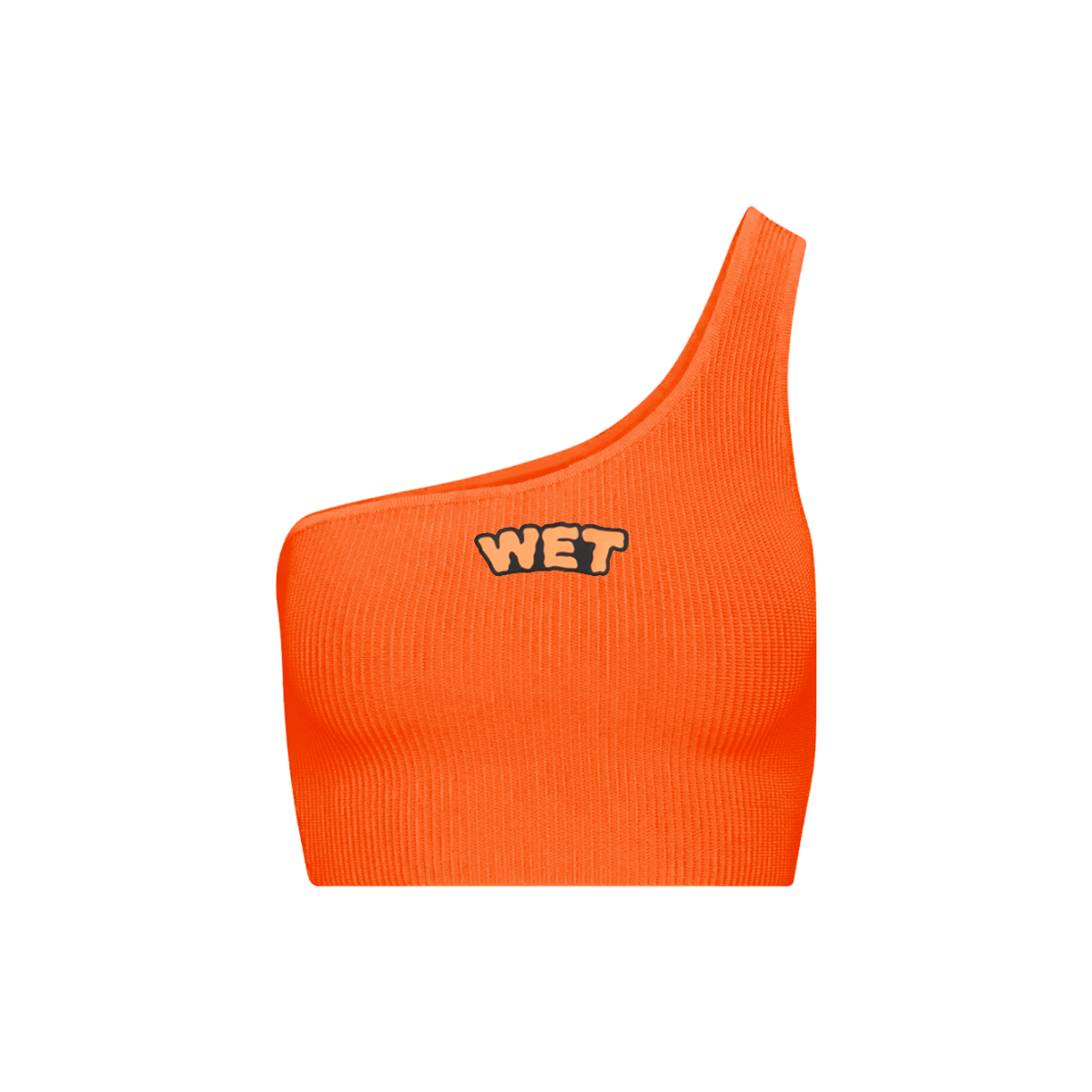 WET Orange Crop Top
