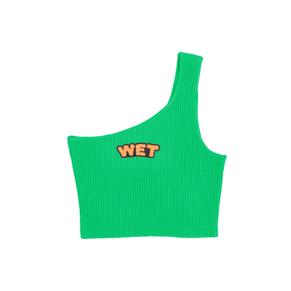 WET Green Crop Top