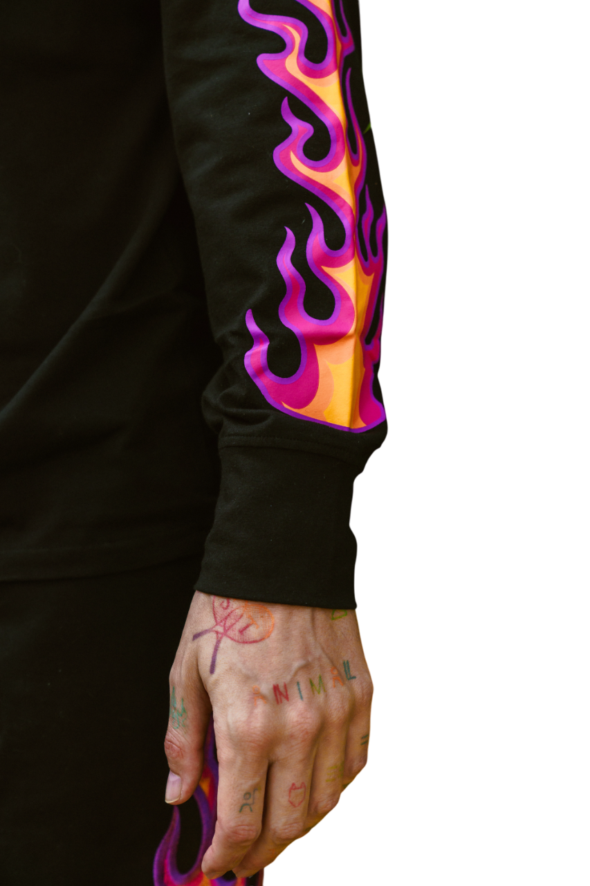 WET Flame Long Sleeve Tee