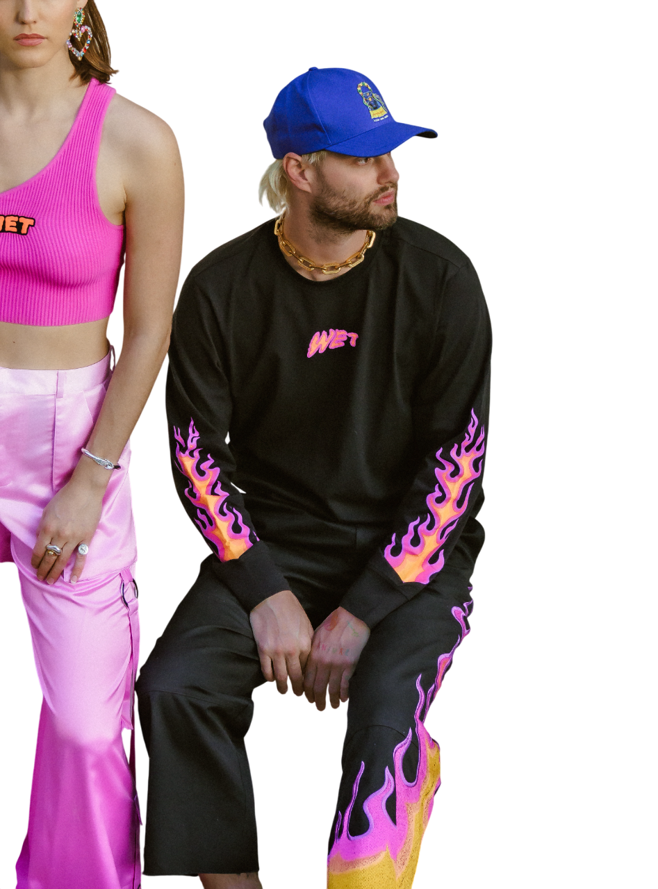 WET Flame Long Sleeve Tee
