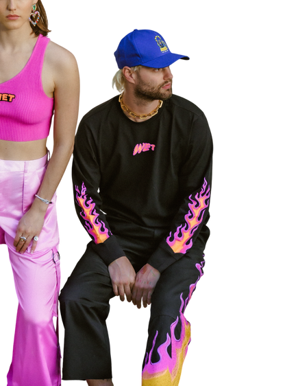 WET Flame Long Sleeve Tee
